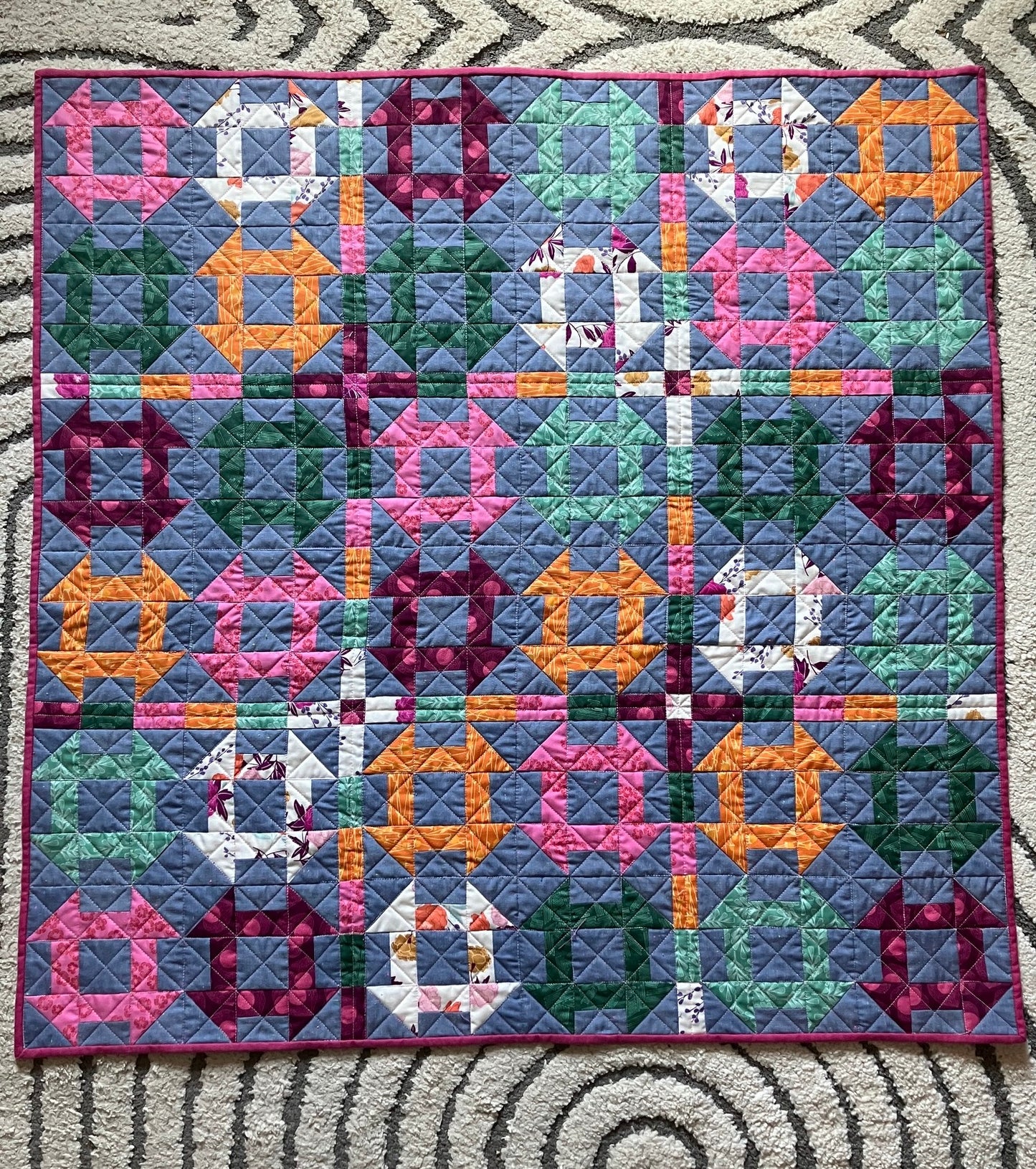 Churn Dashing Baby Quilt