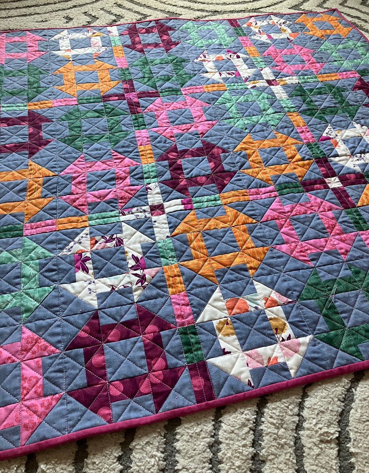 Churn Dashing Baby Quilt